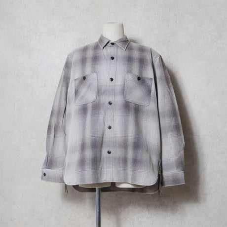 HOUSTON "VINTAGE OMBRE CHECK VIYELLA SHIRT" 3COLORS