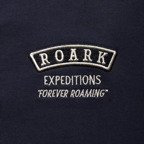ROARK "ROAMIING" 14OZ H/W HENLY NECK L/S TEE [DARK NAVY]