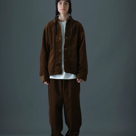 ORGANICSTA "ORAGANIC COTTON CORDUROY OVER PANTS" 3COLORS
