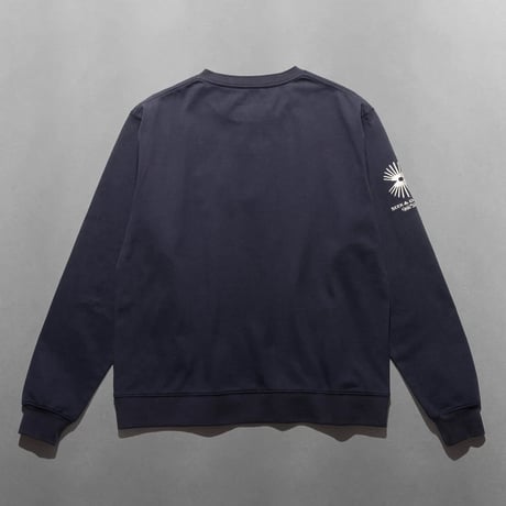 ROARK "ROAMIING" 14OZ H/W HENLY NECK L/S TEE [DARK NAVY]