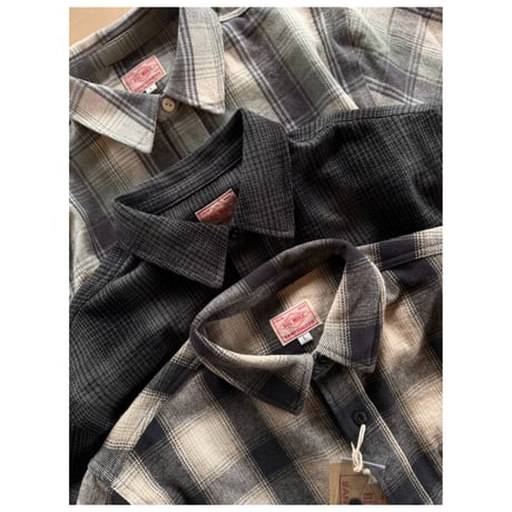 BIG MIKE "HEAVY FLANNEL L/S SHIRT" 3COLORS