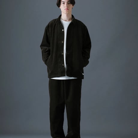 ORGANICSTA "ORAGANIC COTTON CORDUROY OVER PANTS" 3COLORS