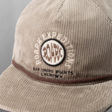 ROARK "POINTS UNKNOWN" 5PANEL CAP - HIGH [SAND]