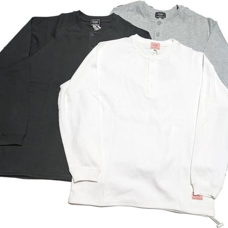 BIG MIKE "Honeycomb Waffle Henry Neck Midweight L/S" 2COLORS