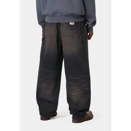 CARHARTT WIP "OG SINGE KNEE PANT" [BLACK TOBACCO USED WASH]