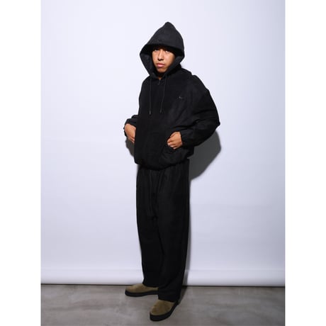 RUTSUBO "LUX SUEDE HOODED JACKET" 2COLORS