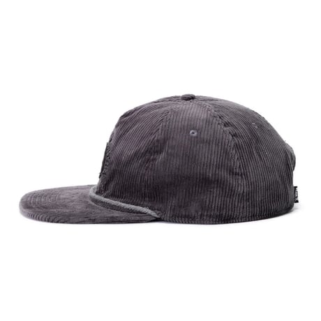 ROARK "POINTS UNKNOWN" 5PANEL CAP - HIGH [FOLKSTONE GREY]