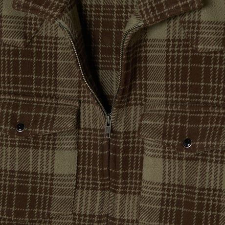 OBEY "WILLE ZIP SHIRT JACKET" 2COLORS