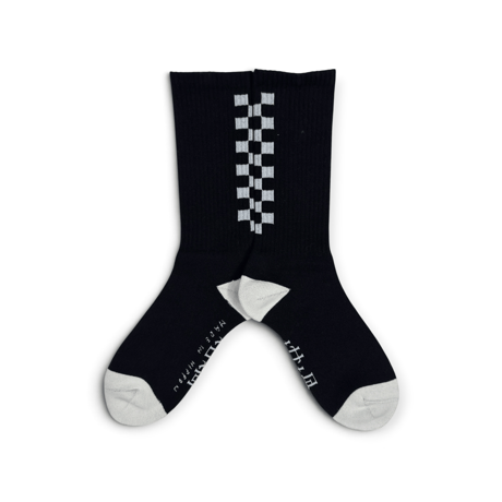 RUTSUBO "CHECKER LINE SOCKS" 2COLORS