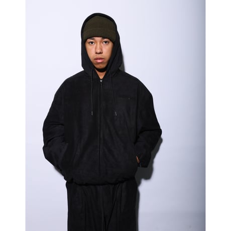 RUTSUBO "LUX SUEDE HOODED JACKET" 2COLORS
