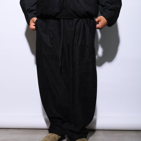 RUTSUBO "LUX SUEDE WIDE EASY PANTS" 2COLORS