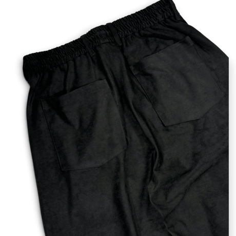 RUTSUBO "LUX SUEDE WIDE EASY PANTS" 2COLORS