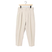 AMNE "HERRINGBONE PEG TOP SLACKS" 2COLORS