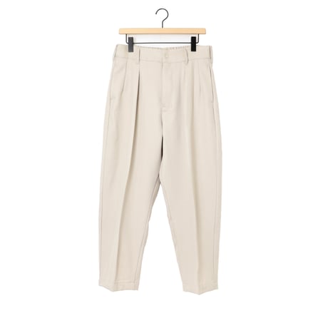 AMNE "HERRINGBONE PEG TOP SLACKS" 2COLORS