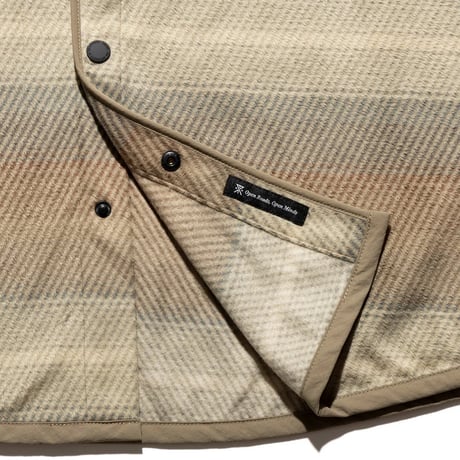 ROARK "FLEECE EMBER OVER SHIRT"[SAND]