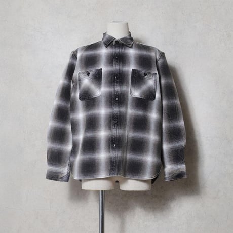 HOUSTON "VINTAGE OMBRE CHECK VIYELLA SHIRT" 3COLORS