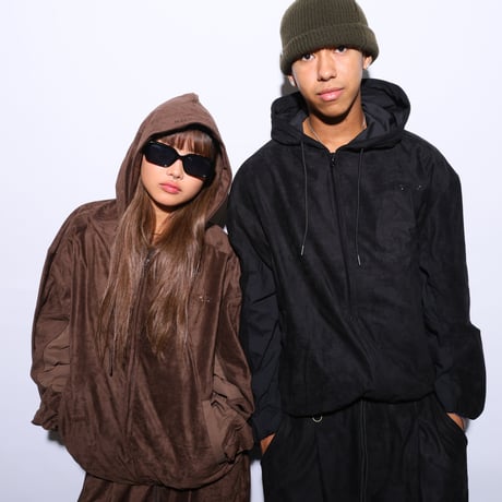 RUTSUBO "LUX SUEDE HOODED JACKET" 2COLORS