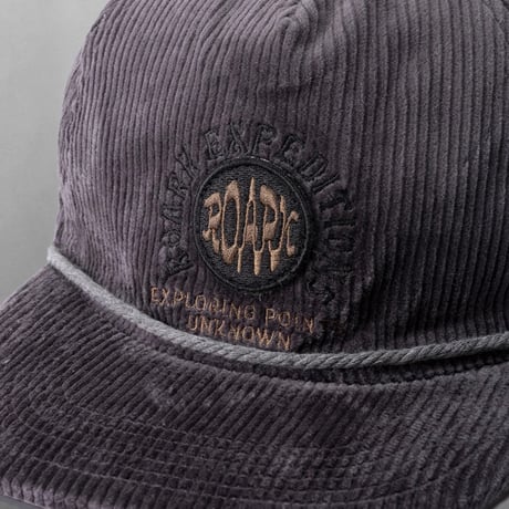 ROARK "POINTS UNKNOWN" 5PANEL CAP - HIGH [FOLKSTONE GREY]
