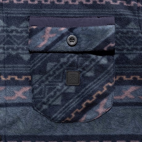 ROARK "FLEECE EMBER OVER SHIRT"[NAVY]