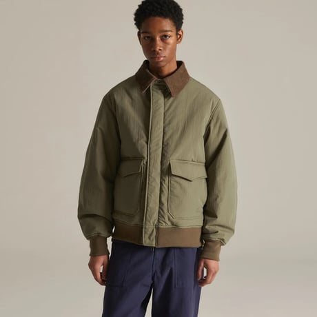 ARMY TWILL "COTTON NYLON BLOUSON" 2COLORS