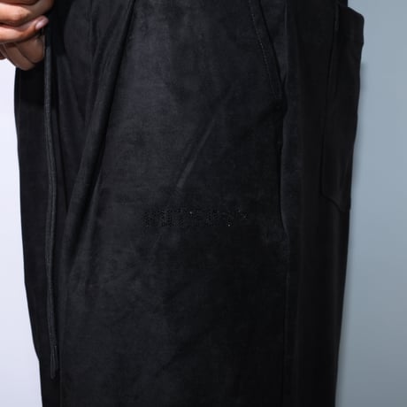 RUTSUBO "LUX SUEDE WIDE EASY PANTS" 2COLORS