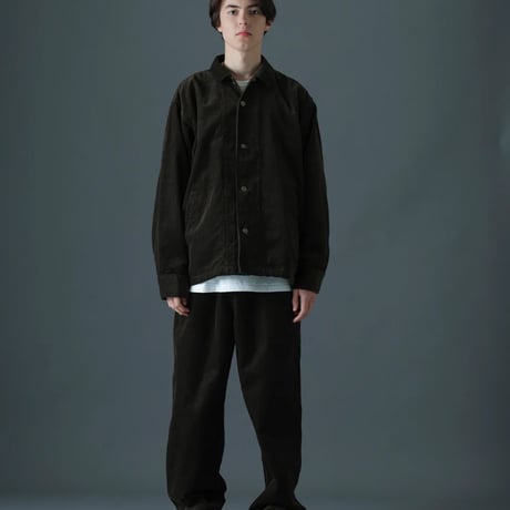 ORGANICSTA "ORAGANIC COTTON CORDUROY OVER PANTS" 3COLORS