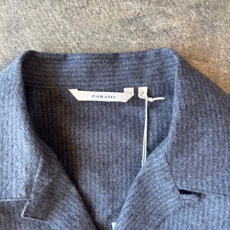 FARAH "SHAGGY TWILL SHIRTS" [GREY]
