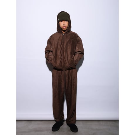RUTSUBO "LUX SUEDE HOODED JACKET" 2COLORS