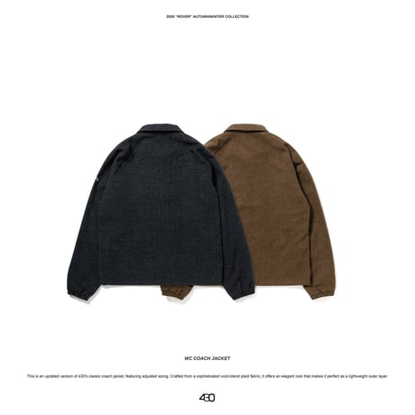 430 "WC COACH JACKET" 2COLORS