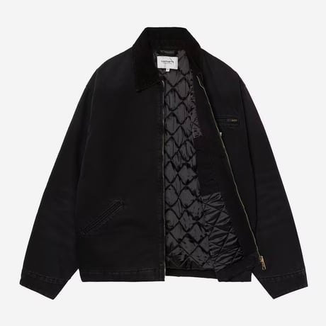 CARHARTT WIP "OG DETROIT JACKET"[BLACK STONE CANVAS]