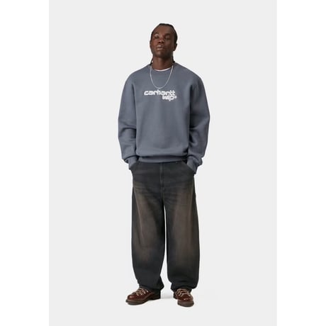 CARHARTT WIP "OG SINGE KNEE PANT" [BLACK TOBACCO USED WASH]