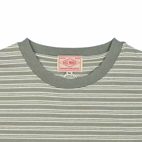BIG MIKE "DOUBLE BODER SUNGLASSES POCKET  S/S TEE" 3COLORS