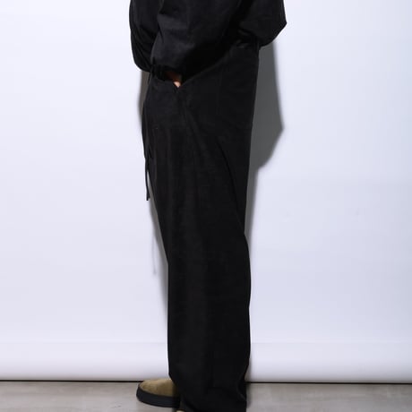 RUTSUBO "LUX SUEDE WIDE EASY PANTS" 2COLORS