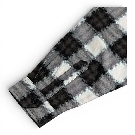 RUTSUBO "BU SHADOW PLAID ZIP SHIRTS JACKET" 2COLORS