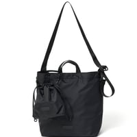 BAICYCLON by bagjack / BCL-154 PACKABLE TOTE SHOULDER BAG  / BLACK