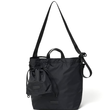 BAICYCLON by bagjack / BCL-154 PACKABLE TOTE SHOULDER BAG  / BLACK