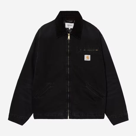 CARHARTT WIP "OG DETROIT JACKET"[BLACK STONE CANVAS]