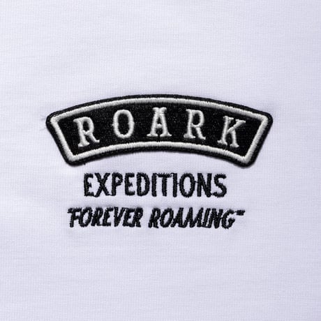 ROARK "ROAMIING" 14OZ H/W HENLY NECK L/S TEE [WHITE]