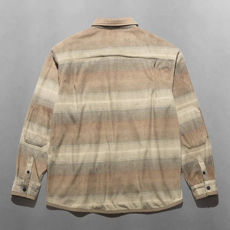 ROARK "FLEECE EMBER OVER SHIRT"[SAND]