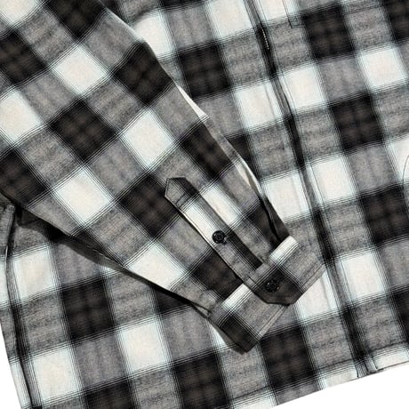 RUTSUBO "BU SHADOW PLAID ZIP SHIRTS JACKET" 2COLORS