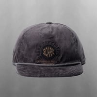 ROARK "POINTS UNKNOWN" 5PANEL CAP - HIGH [FOLKSTONE GREY]