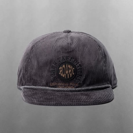 ROARK "POINTS UNKNOWN" 5PANEL CAP - HIGH [FOLKSTONE GREY]