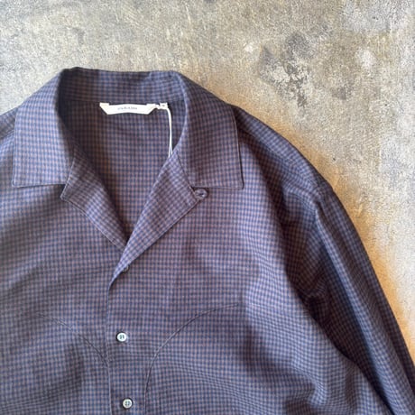 FARAH "SHAGGY TWILL SHIRTS" [BROWN]