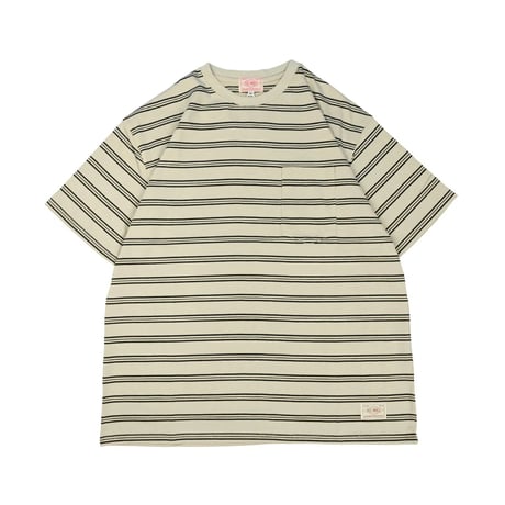 BIG MIKE "DOUBLE BODER SUNGLASSES POCKET  S/S TEE" 3COLORS