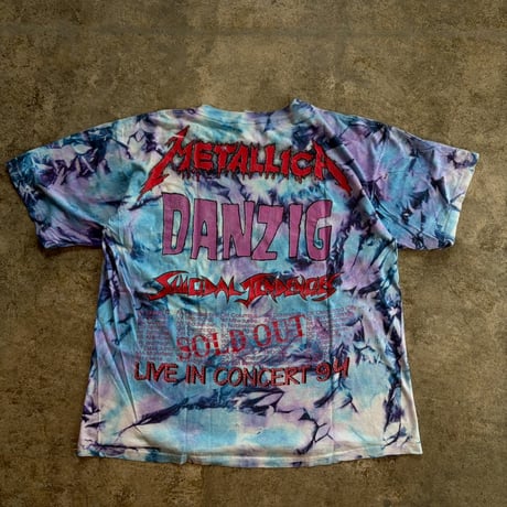SHORT HILLS TEE  "'94 METALLICA SUMMER TOUR DANZIG SUICIDAL TENDENCIES TEE"