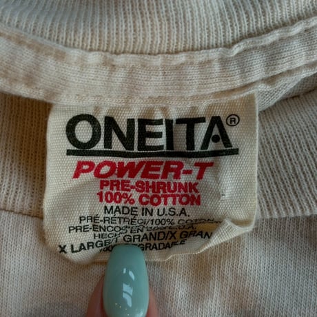 90's ONEITA  "CIGAR GRAPHIC TEE"