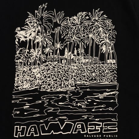 SALVAGE PUBLIC "STANDARD S/S Tee(Hawaii Illustration)" 3COLORS