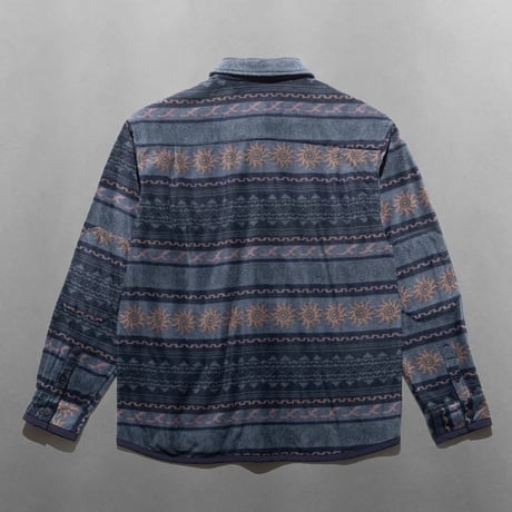 ROARK "FLEECE EMBER OVER SHIRT"[NAVY]