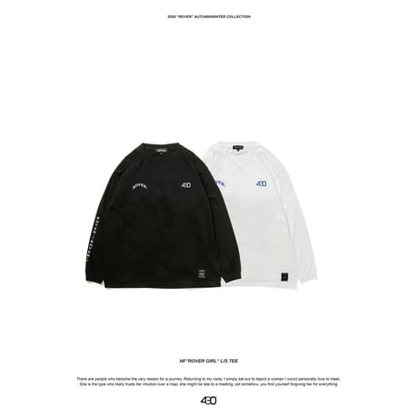 430 NF"ROVER GIRL" L/S TEE 2COLORS