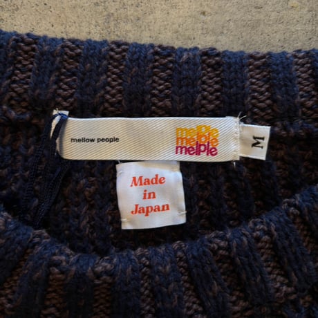 MELPLE "yellow's 別注 WAFFLE KNIT"